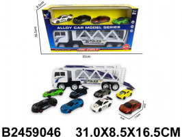 ТРАК АВТОВОЗ ИНЕРЦ. С МАШИНКАМИ 4 ШТ. МЕТАЛЛ.,2 ВИДА В АССОРТ ,КОР. 31*8,5*16,5СМ купить оптом и в розницу ТРАК АВТОВОЗ ИНЕРЦ. С МАШИНКАМИ 4 ШТ. МЕТАЛЛ.,2 ВИДА В АССОРТ ,КОР. 31*8,5*16,5СМ купить оптом и в розницу на базе игрушек